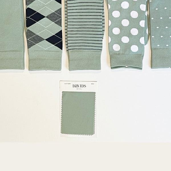 Similar to DUSTY SAGE/ Chiffon Sage Green Groomsmen Gift Men's Solid/Argyle/Dots/Stripe Dress Socks