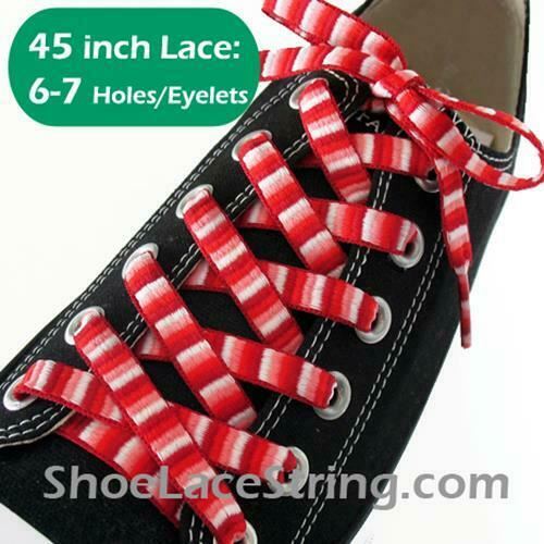 45INCH Long, Rainbow Striped ShoeLace Strings 1Pair-FREE SHIPPING