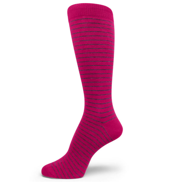 Spotlight Hosiery Elite Quality PINK Mens Striped/Plain Dress Socks-FREE SHIP