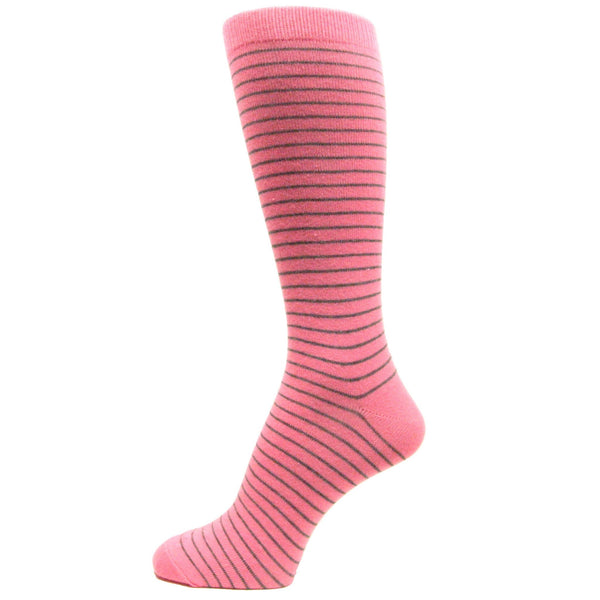 Spotlight Hosiery Elite Quality PINK Mens Striped/Plain Dress Socks-FREE SHIP