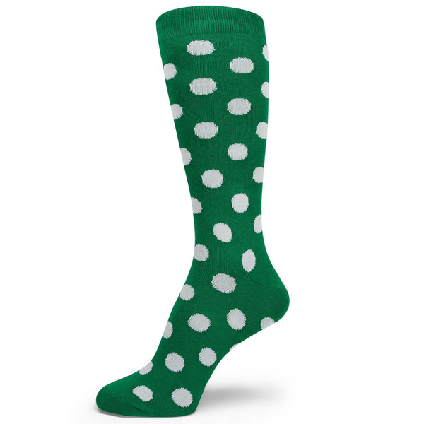 St Patrick's day Green Irish Shamrock Mens Green Socks/Tie(Clover Argyle Stripe)