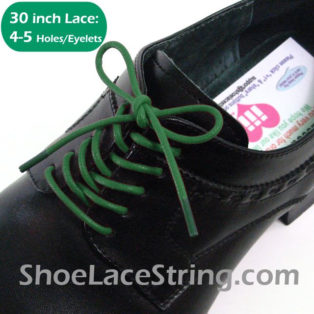 Green 30INCH Dress Shoe Laces Round Thin Shoe String, 1PAIR Spotlight Hosiery by ArgyleSock.us Green 30INCH Dress Shoe Laces Round Thin Shoe String, 1PAIR Spotlight Hosiery by ArgyleSock.us
