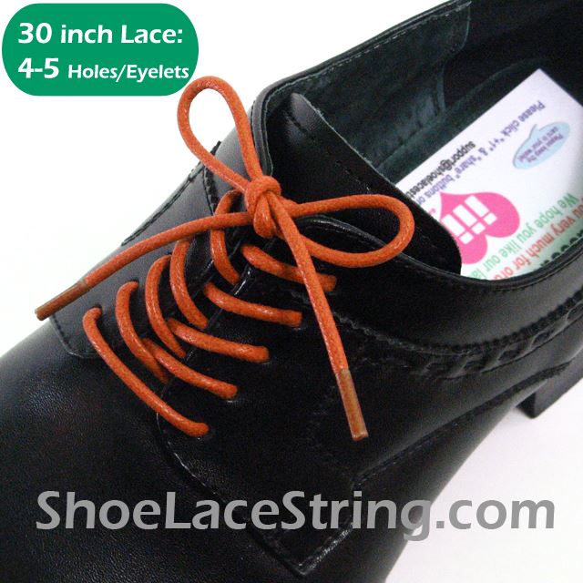Orange 30INCH Dress Shoe Laces Round Thin Shoe String, 1PAIR Orange 30INCH Dress Shoe Laces Round Thin Shoe String, 1PAIR