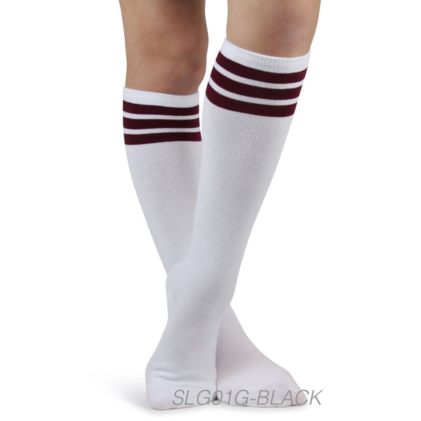 Spotlight Hosiery Elite Quality Women's Retro Old School Knee Sock-FREE SHIPPING
