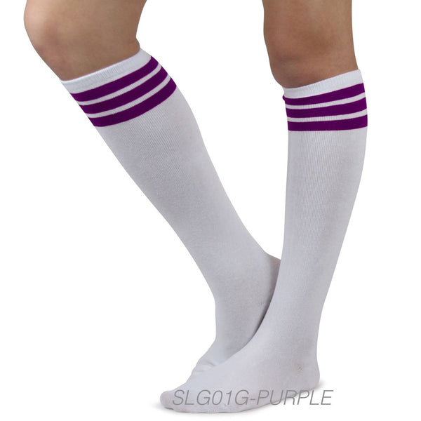 Spotlight Hosiery Elite Quality Women's Retro Old School Knee Sock-FREE SHIPPING