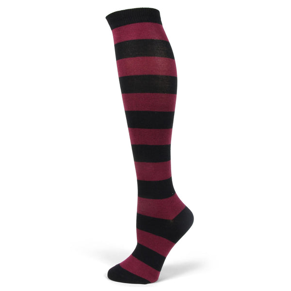 Spotlight Hosiery Brand Elite Quality Womens Stripe Wilma Wenda Waldo Knee Socks