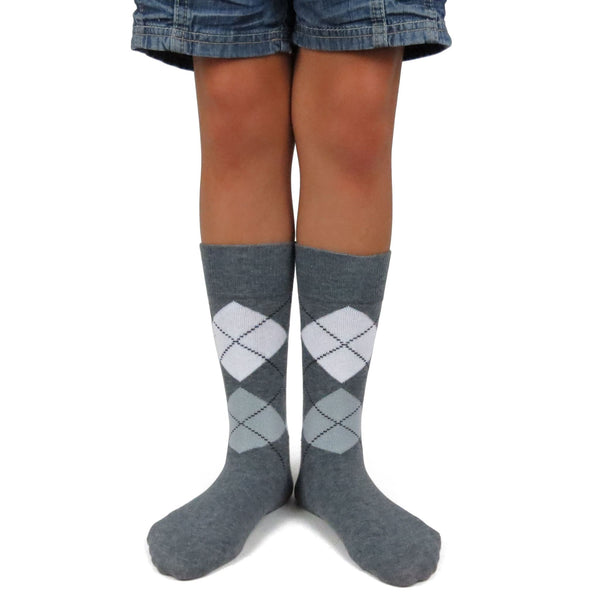 Spotlight Hosiery Elite Quality Ring Bearer/Junior Groomsmen Argyle Kids Socks
