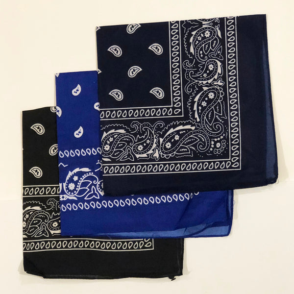 3/6 Pack Reusable Bandana, DIY Make Your Own Face Mask Supply -FREE SHIPPING