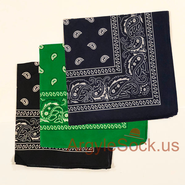 3 or 6 PC Pack Washable Bandana, DIY Make Own Face Mask Supply FREE SHIPPING