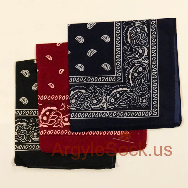 3/6 Pack Reusable Bandana, DIY Make Your Own Face Mask Supply -FREE SHIPPING