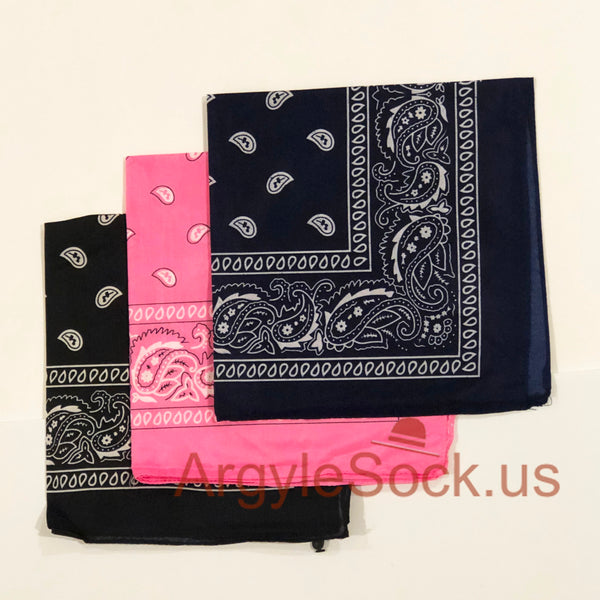 3/6 Pack Reusable Bandana, DIY Make Your Own Face Mask Supply -FREE SHIPPING