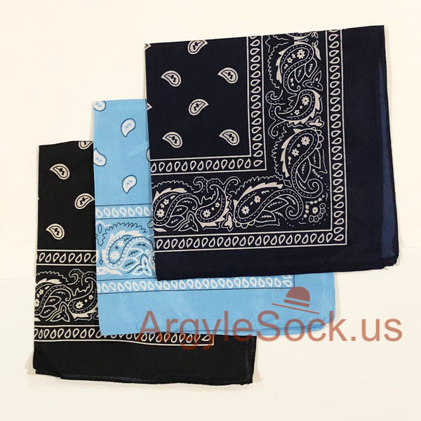 3/6 Pack Reusable Bandana, DIY Make Your Own Face Mask Supply -FREE SHIPPING