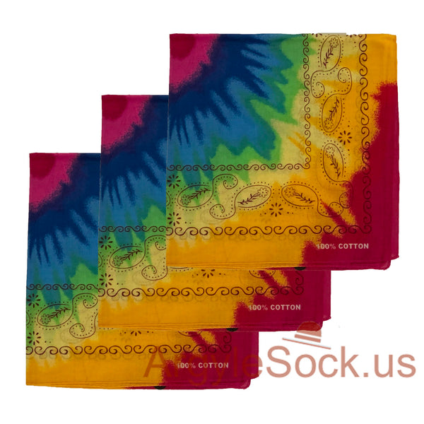 3/6 Pack Reusable Bandana, DIY Make Your Own Face Mask Supply -FREE SHIPPING