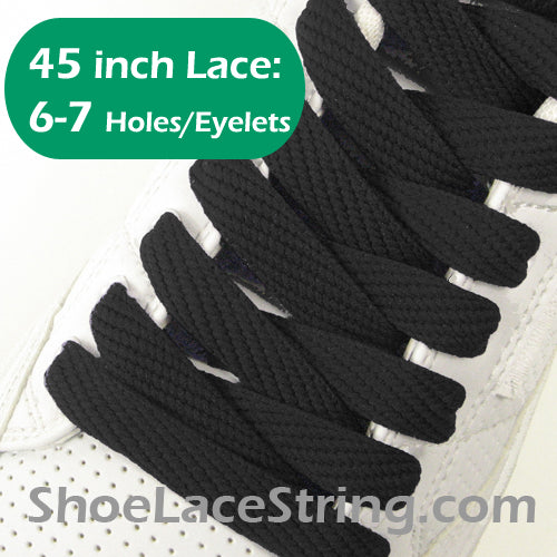45INCH Long, Wide/Fat(12mm, 1/2") Shoe Laces Sneaker Strings 1Pair-FREE SHIPPING
