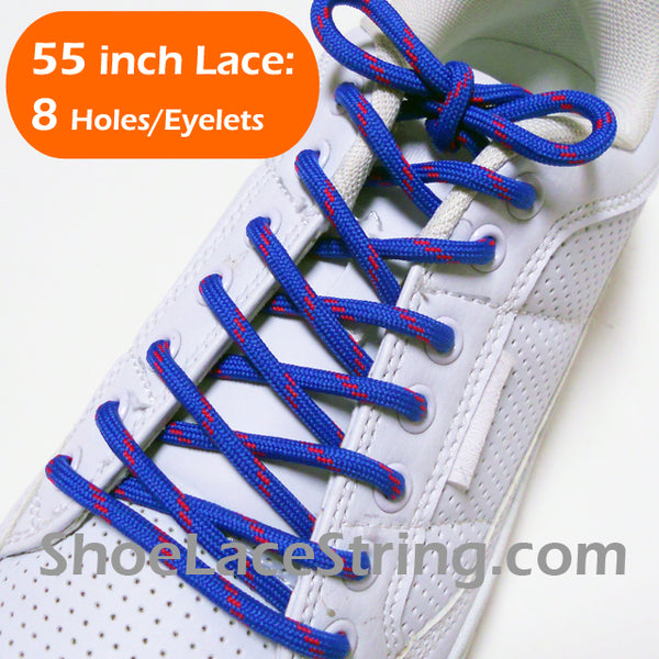 55INCH Long, Round Dual Colored Shoe Laces Strings 1Pair-FREE SHIPPINGING