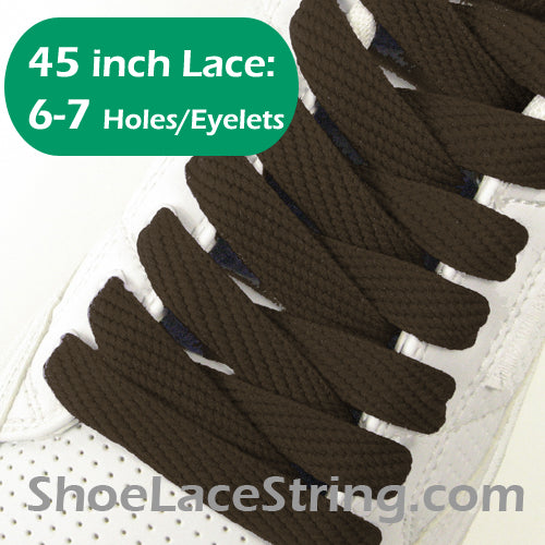 45INCH Long, Wide/Fat(12mm, 1/2") Shoe Laces Sneaker Strings 1Pair-FREE SHIPPING