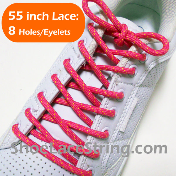 55INCH Long, Round Dual Colored Shoe Laces Strings 1Pair-FREE SHIPPINGING