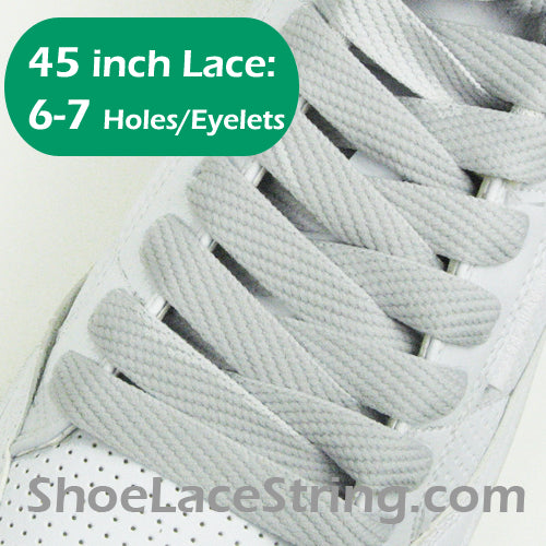45INCH Long, Wide/Fat(12mm, 1/2") Shoe Laces Sneaker Strings 1Pair-FREE SHIPPING