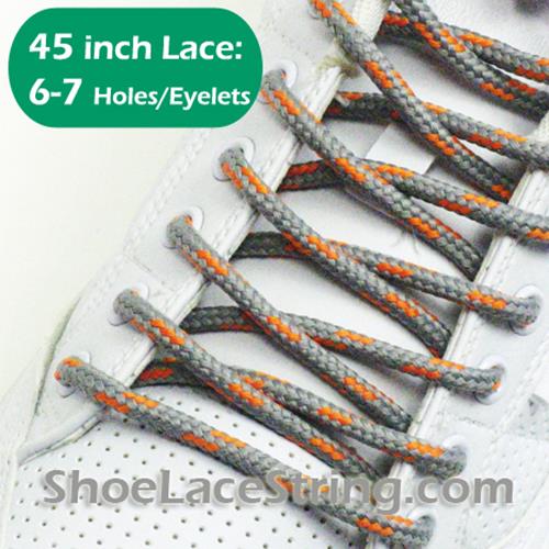 45INCH Long, Round Single /Double Colored Shoe Laces Strings 1Pair-FREE SHIPPING