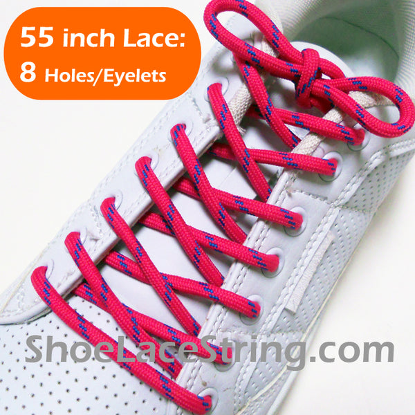 55INCH Long, Round Dual Colored Shoe Laces Strings 1Pair-FREE SHIPPINGING