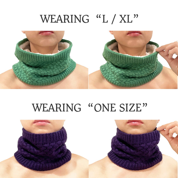 Neck Warmer for Women Tube Scarf/Gaiter for Cold Weather - Pink, Gray, Black etc Adult One Size, Plus Size, Kids Size