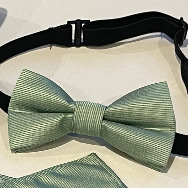 Sage Green Tie (Adult/Junior Dusty Sage Tie & Kids Bow Tie)