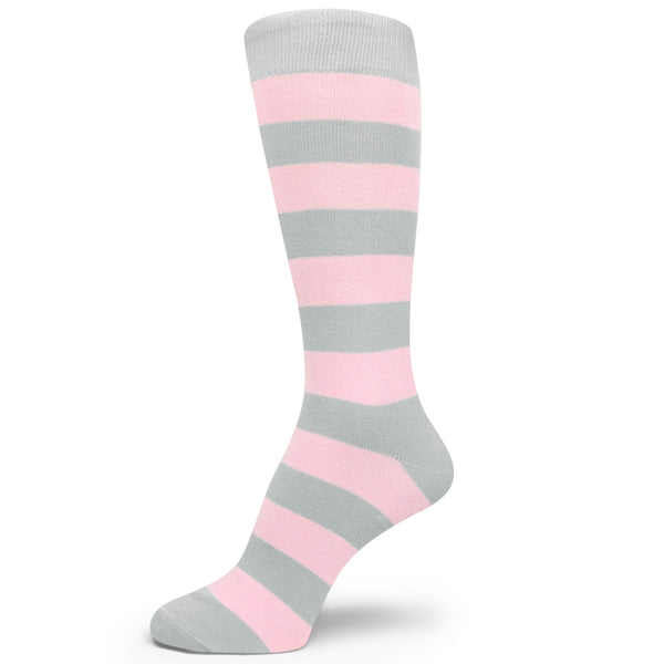 Spotlight Hosiery Elite Quality PINK Mens Striped/Plain Dress Socks-FREE SHIP