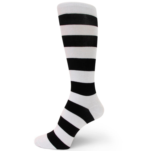 Spotlight Hosiery Elite Quality Waldo/Bee Costume Mens Stripe Socks (XL option)