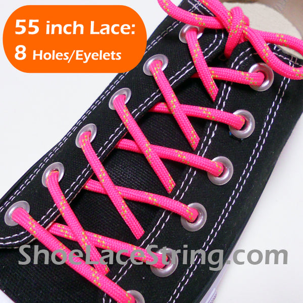 55INCH Long, Round Dual Colored Shoe Laces Strings 1Pair-FREE SHIPPINGING