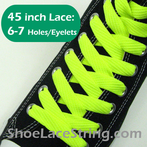 45INCH Long, Wide/Fat(12mm, 1/2") Shoe Laces Sneaker Strings 1Pair-FREE SHIPPING