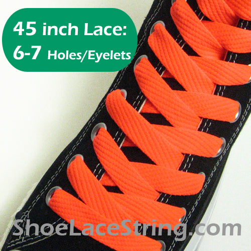45INCH Long, Wide/Fat(12mm, 1/2") Shoe Laces Sneaker Strings 1Pair-FREE SHIPPING