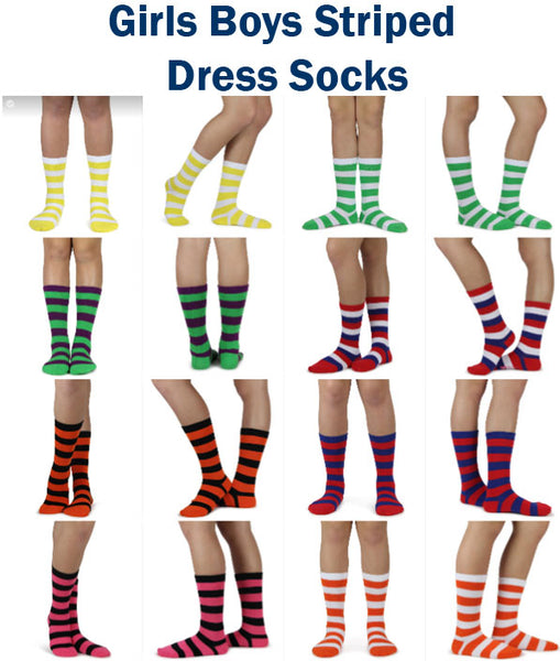 Spotlight Hosiery Elite Quality Ring Bearer Boys Girl Stripe Socks-FREE SHIPPING