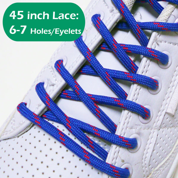 45INCH Long, Round Single /Double Colored Shoe Laces Strings 1Pair-FREE SHIPPING