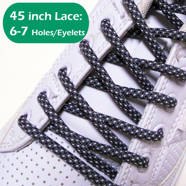 45INCH Long, Round Single /Double Colored Shoe Laces Strings 1Pair-FREE SHIPPING