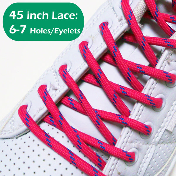 45INCH Long, Round Single /Double Colored Shoe Laces Strings 1Pair-FREE SHIPPING