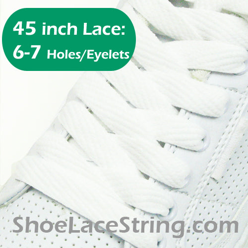 45INCH Long, Wide/Fat(12mm, 1/2") Shoe Laces Sneaker Strings 1Pair-FREE SHIPPING