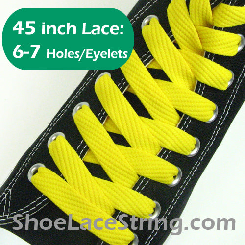 45INCH Long, Wide/Fat(12mm, 1/2") Shoe Laces Sneaker Strings 1Pair-FREE SHIPPING