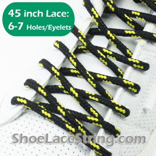 45INCH Long, Round Single /Double Colored Shoe Laces Strings 1Pair-FREE SHIPPING