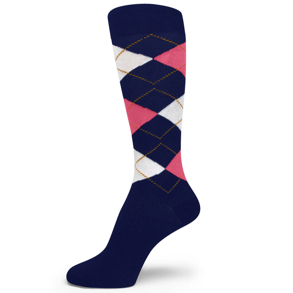 Spotlight Hosiery shades of NAVY Men's Groomsmen's Dress Socks (MIDNIGHT)