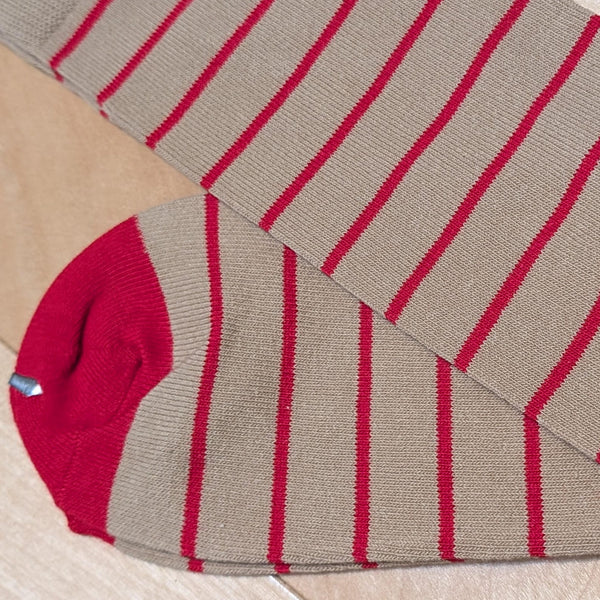 Men's Thin Stripe Dress Socks - additional photo