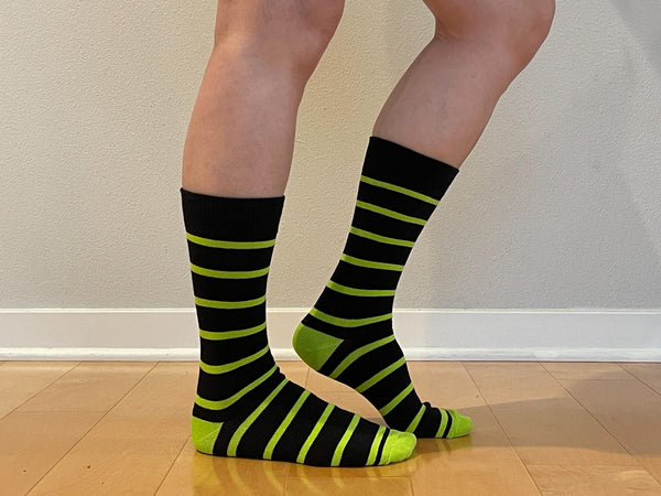 Men's Thin Stripe Dress Socks - additional photo