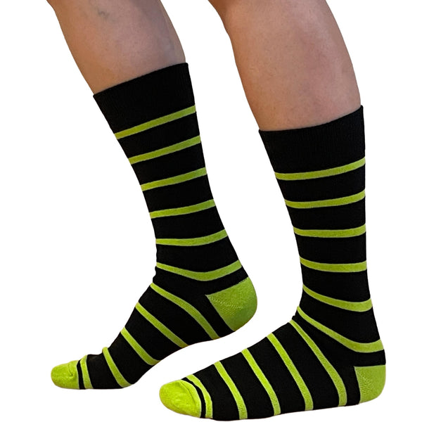 Men's Thin Stripe Dress Socks - additional photo