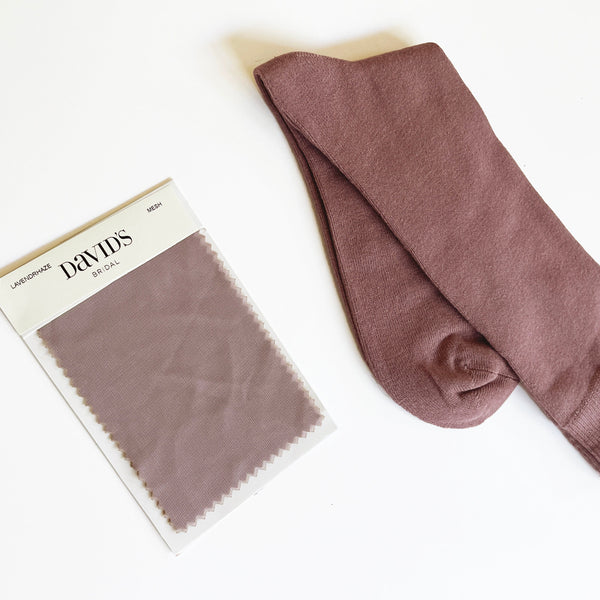 Lavender Haze Men's Dress Socks: Cotton Blend Wedding Socks