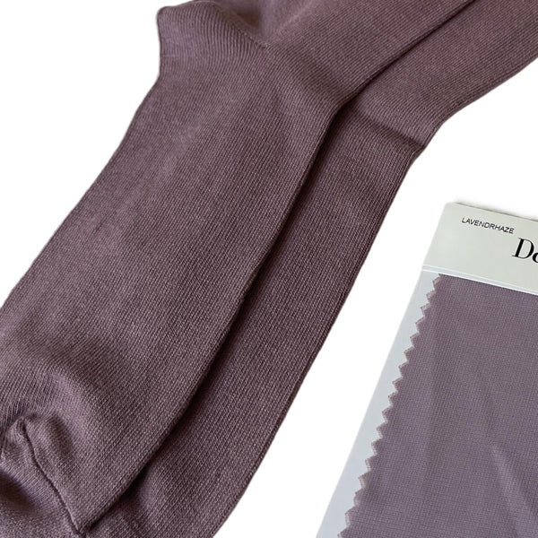 Lavender Haze Men's Dress Socks: Cotton Blend Wedding Socks