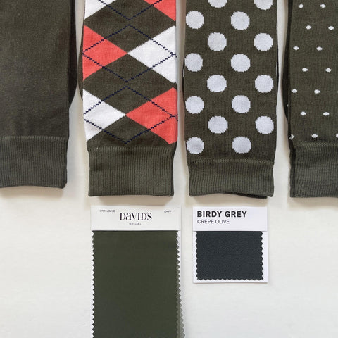 New! MALTINI/ Olive Green Groomsmen Gift Men's Solid/ Argyle/ Dots Dress Socks