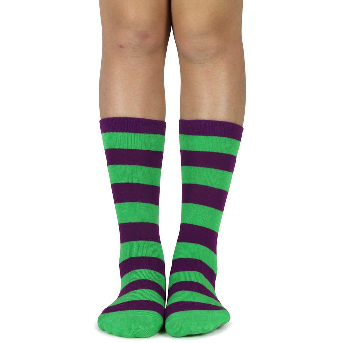 Spotlight Hosiery Ring Bearer / Junior Groomsmen Striped Dress Socks
