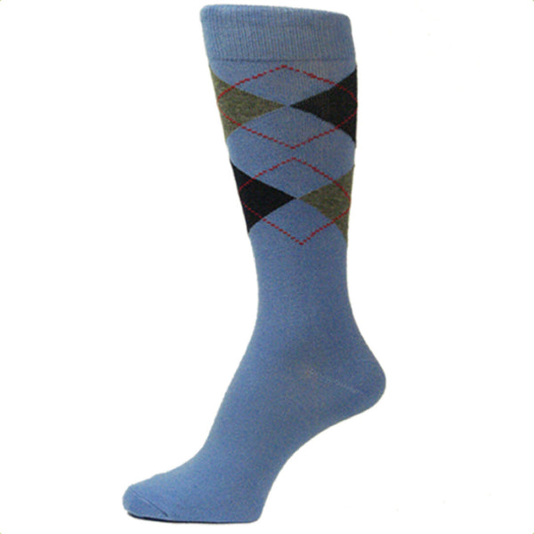 Cerulean Blue Men's Argyle Dress Socks For Groomsmen Wedding/Party MA0 –  Spotlight Hosiery by ArgyleSock.us