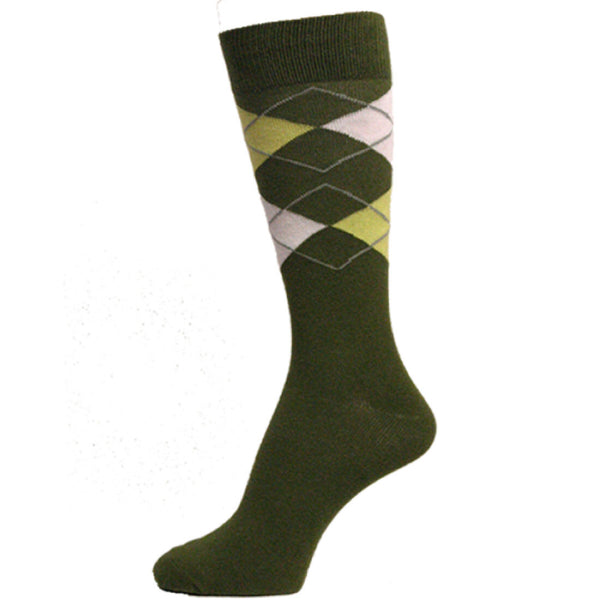 Spotlight Hosiery Men's Groomsmen Wedding Argyle Dress Socks MA006