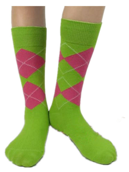 Junior's Groomsmen / Ring Bearer Wedding Argyle Dress Socks--MA044J