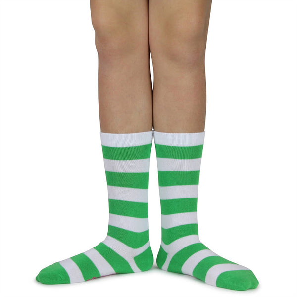 Spotlight Hosiery Ring Bearer / Junior Groomsmen Striped Dress Socks